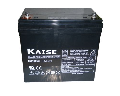 Bateria UPS Kaise KB12550 12V 55Ah Compatible con APC Forza MGE EATON Sola